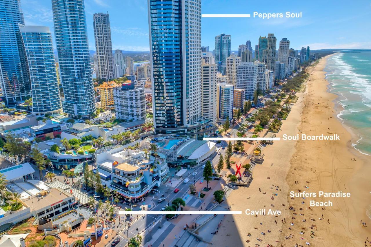 Soul Beachfront 3Brm Ocean View - Optimise Bnb Gold Coast Eksteriør billede